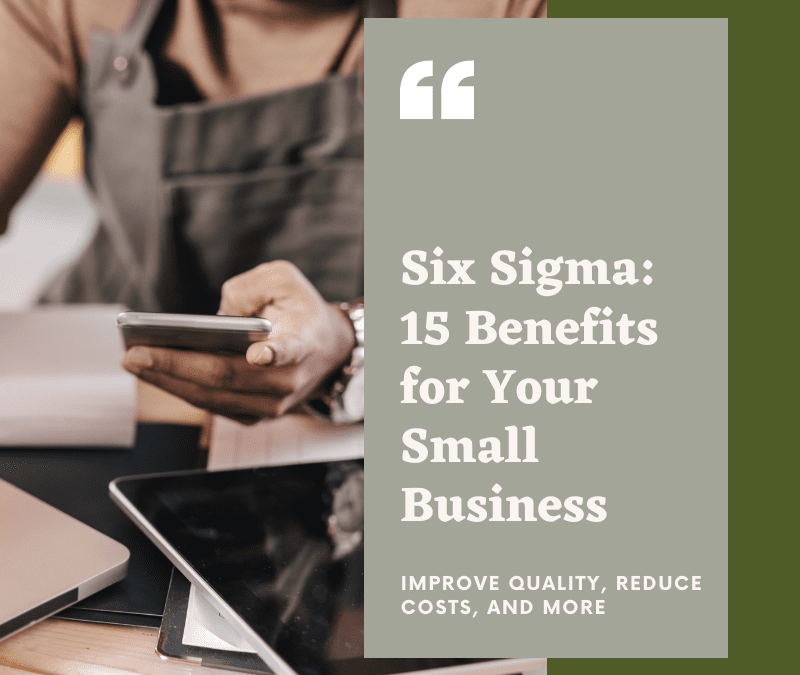 Blog Post Cover Image: Benefits of Lean Six Sigma in small business